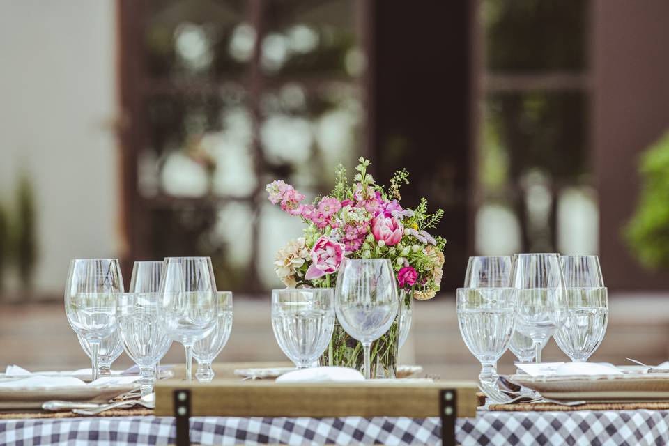 Boda en el jardín