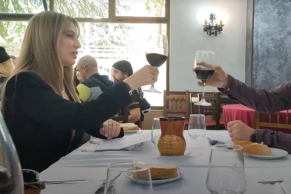 Pareja en escena