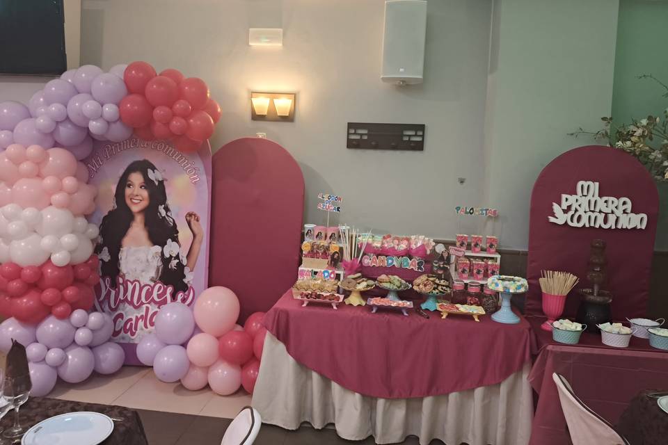 Mesa dulce personalizada