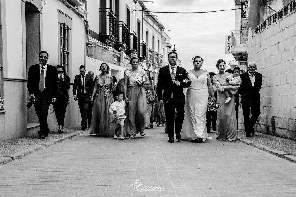 Calle y familia