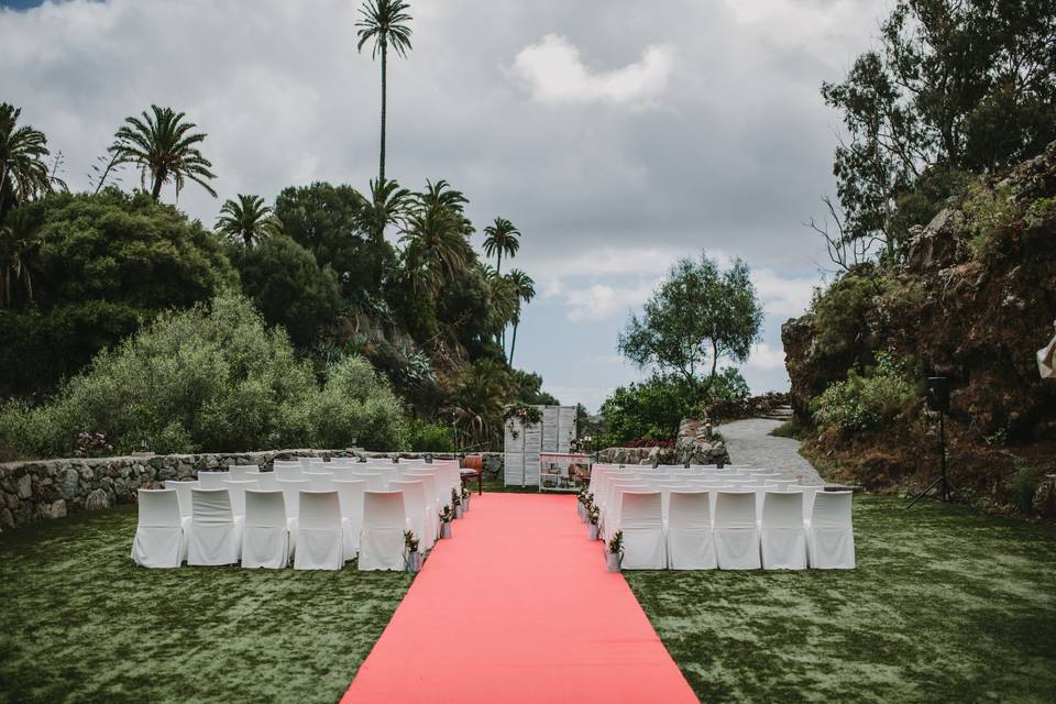 Zona exterior para ceremonias