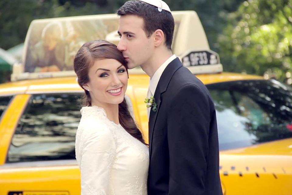 Joel y Rachel en Central Park