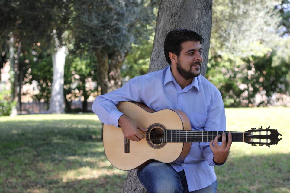 Guitarrista flamenco