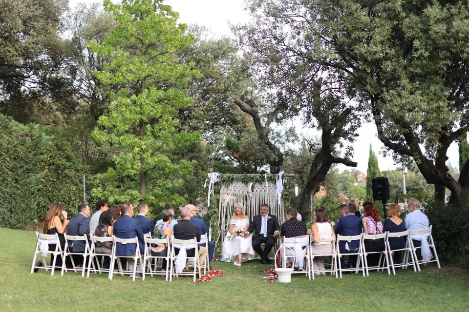 Momentos de la ceremonia civil