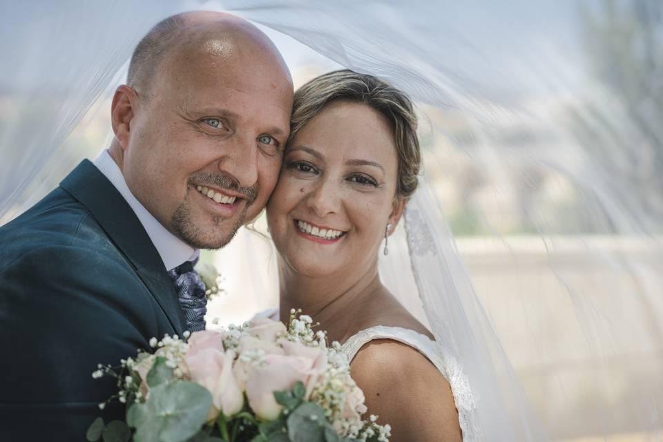 Retrato de los novios