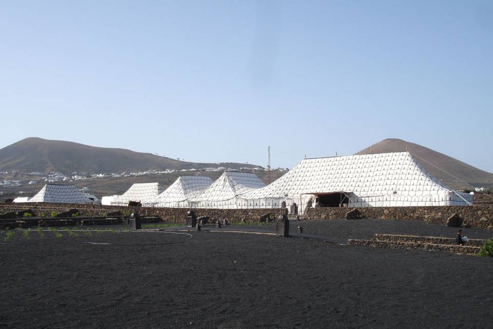 Carpas para grandes eventos. Lanzarote