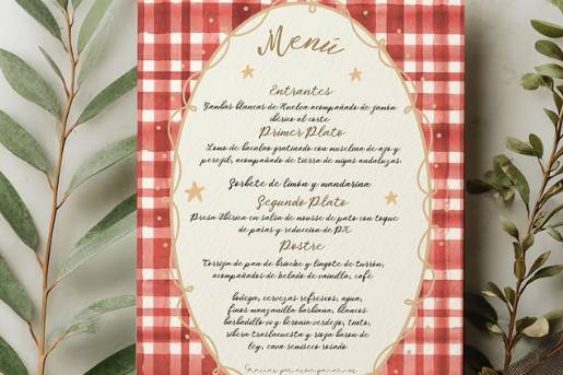 Minutas de boda