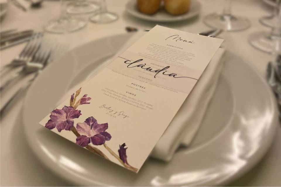 Minutas B&S - florales
