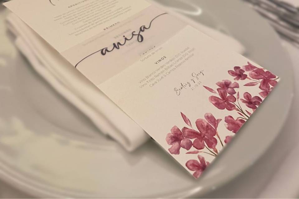 Minutas B&S - florales