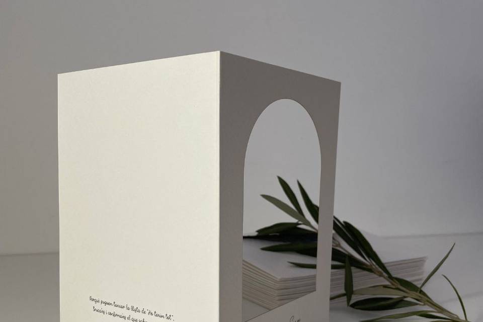 Invitaciones B&S - troquelado