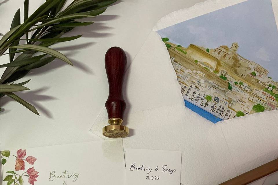 Invitaciones B&S personalizada