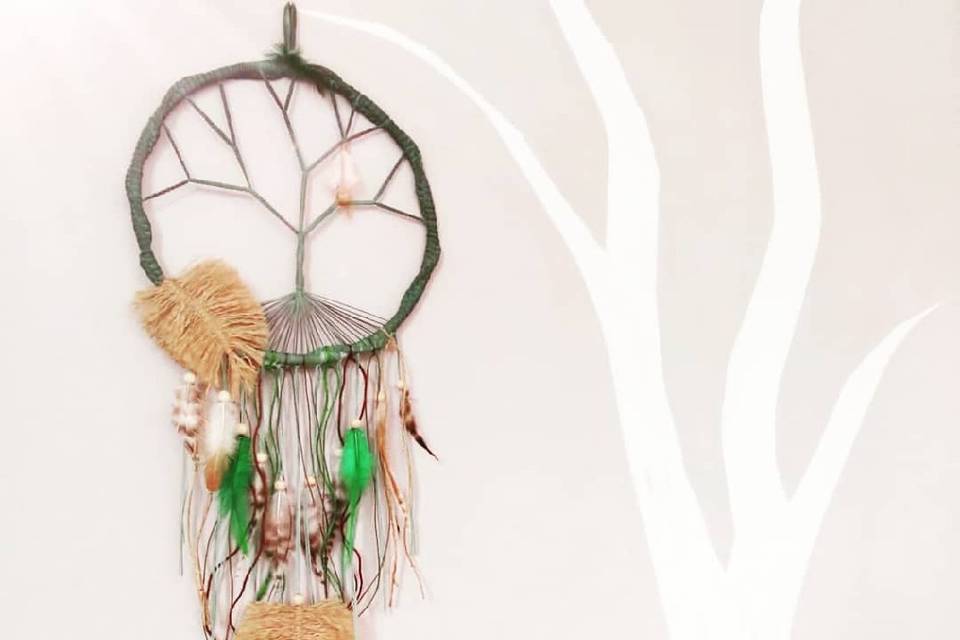 Árbol de la vida, macramé