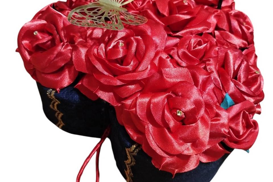 Corazón de rosas eternas