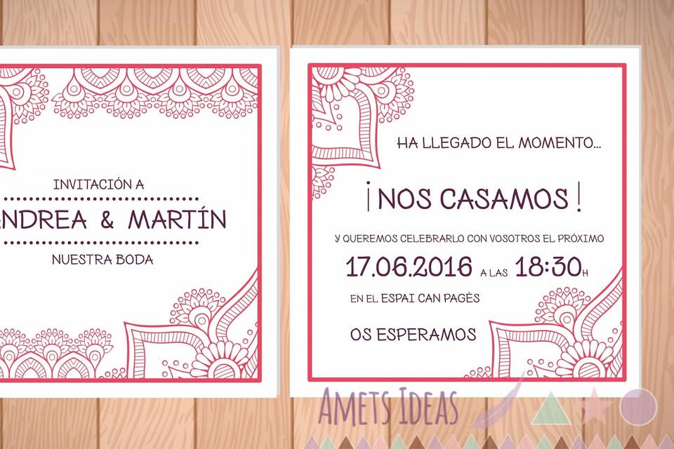 Invitación étnica