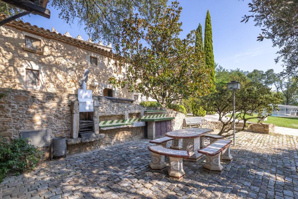 Zonas de chill out y barbacoa