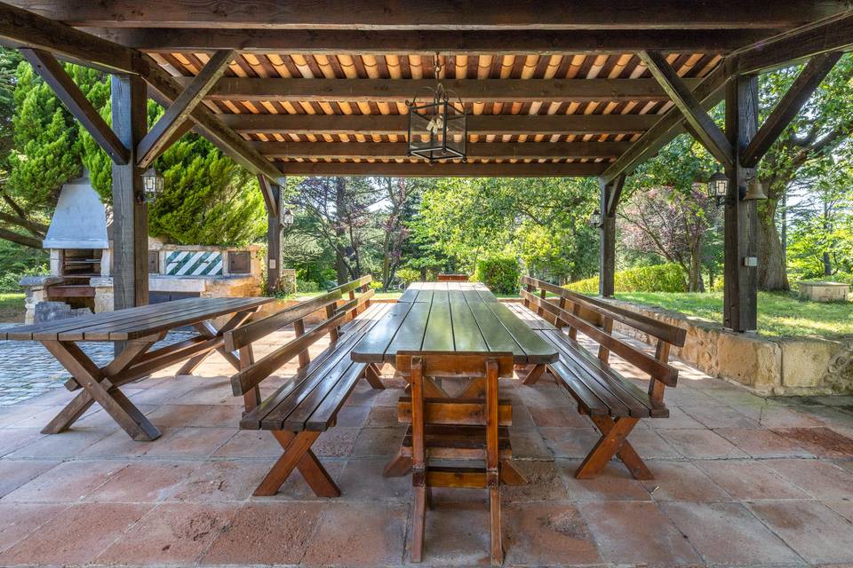 Zonas de chillout y barbacoa