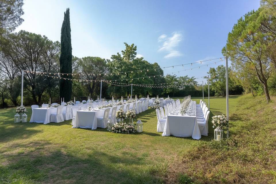 Zona de banquete adaptable