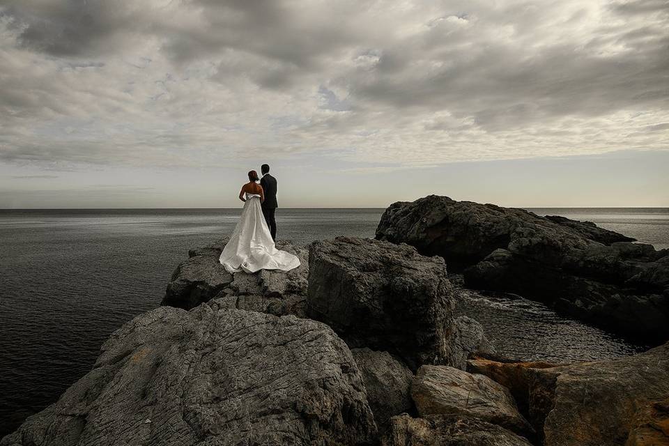 Rafa y Bego. Postboda