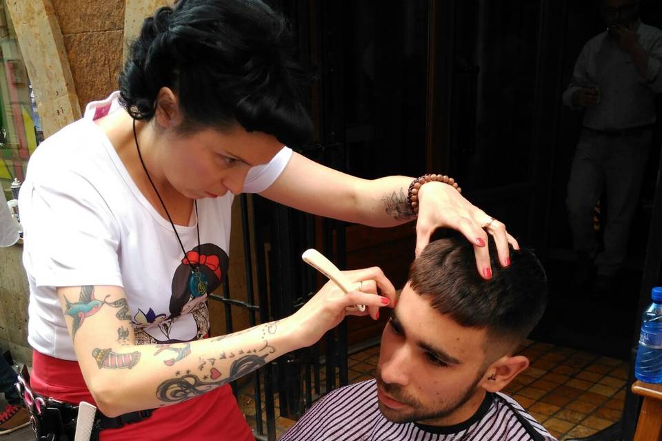 Barbería para el novio