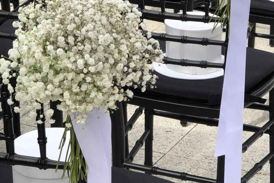 Deco sillas boda civil
