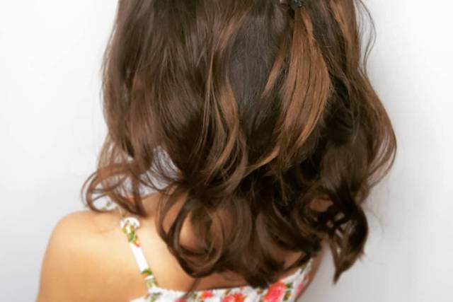 Semirrecogido infantil