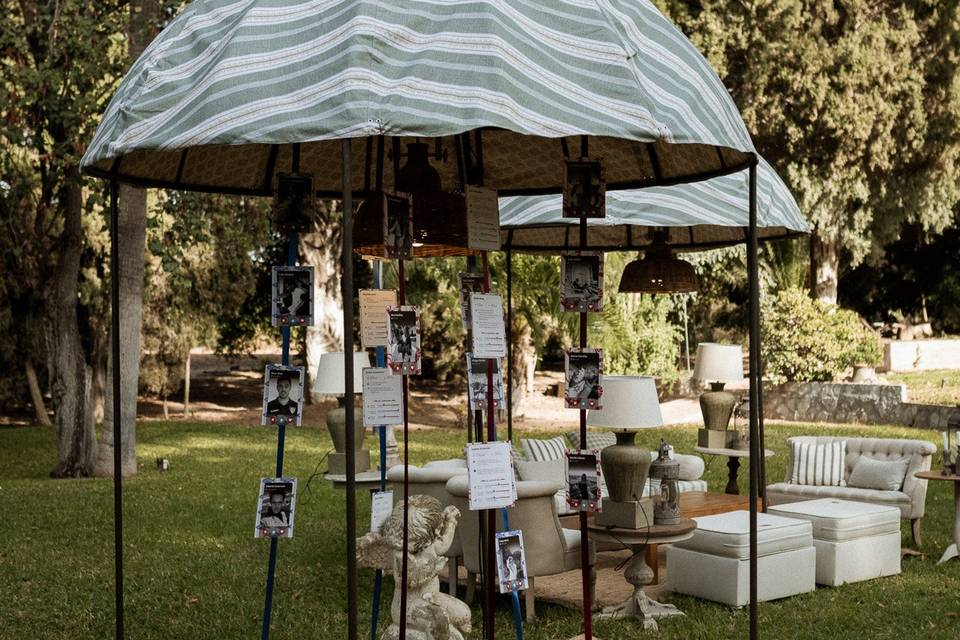 Salon en jardines
