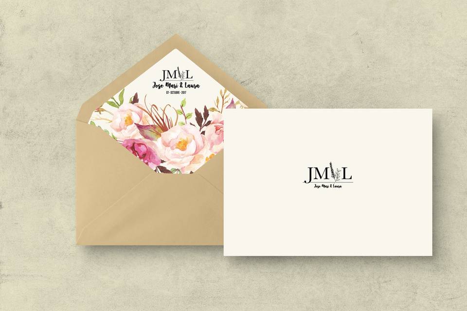 Logo Invitación Floral