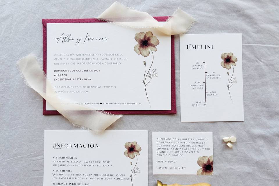 Invitación Aurea
