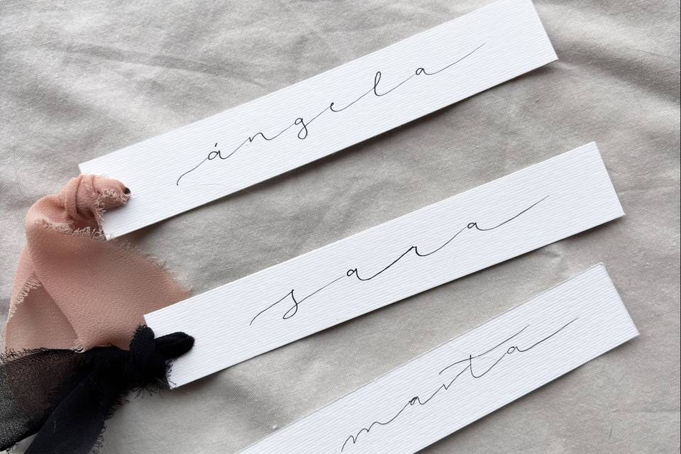 Caligrafía en Marcasitios