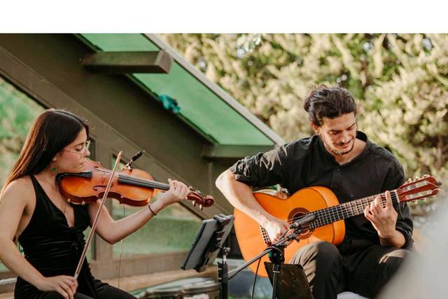 Violín y guitarra
