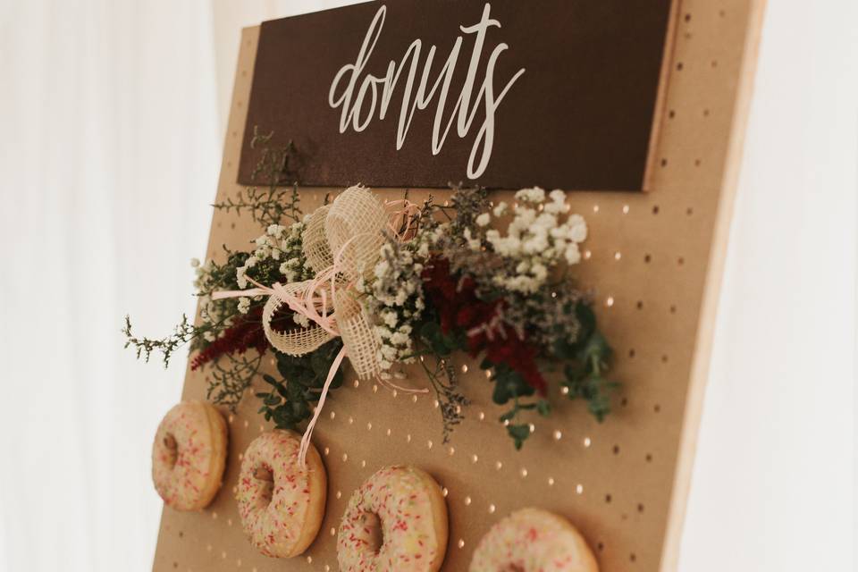 Donuts wall