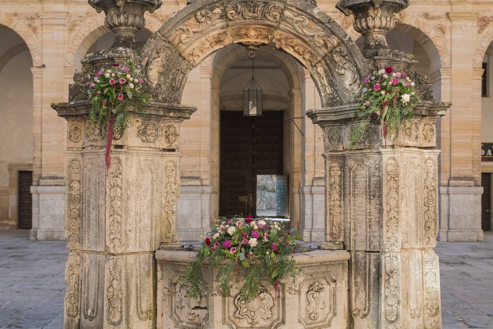 Decoración floral Monasterio