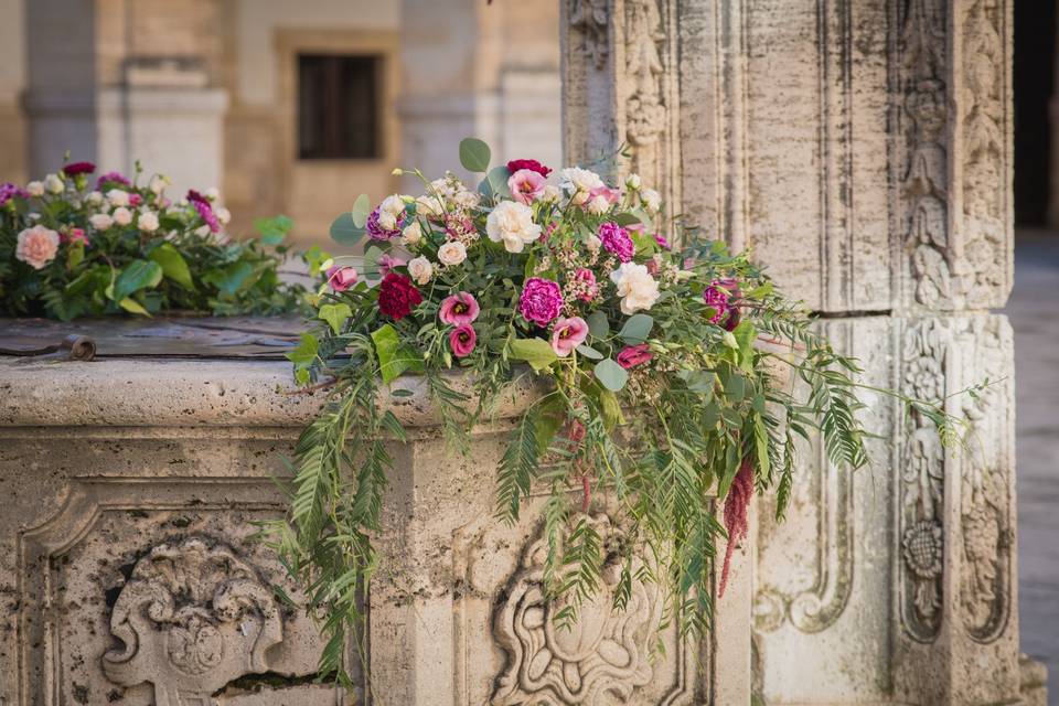 Decoración floral Monasterio