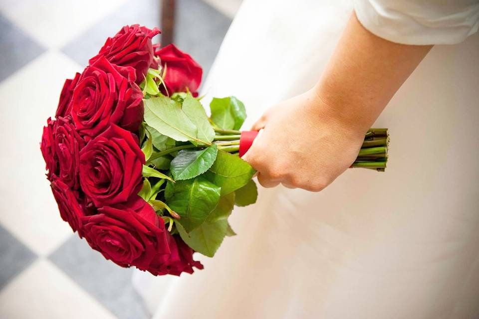Ramo rosas rojas