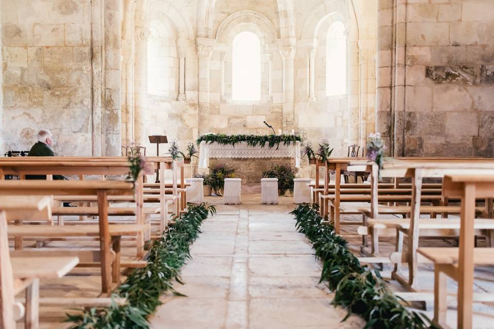 Salón decorado