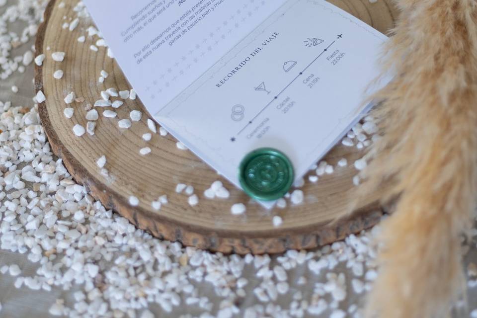 Interior invitación