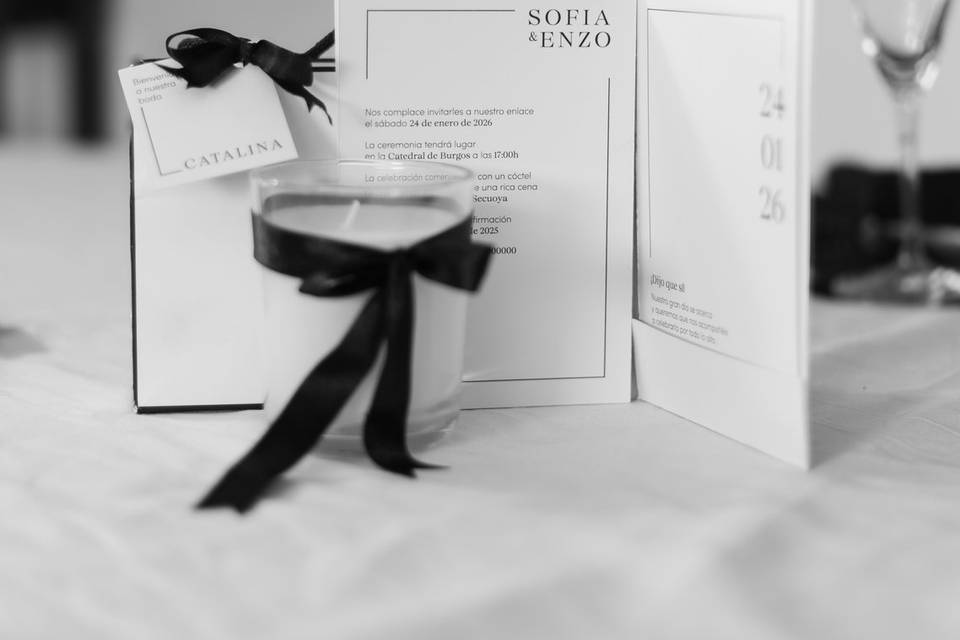 Colección invitación minimal