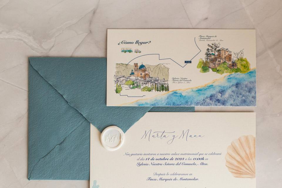 Invitación novios