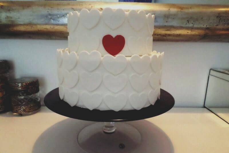 Tarta con amor