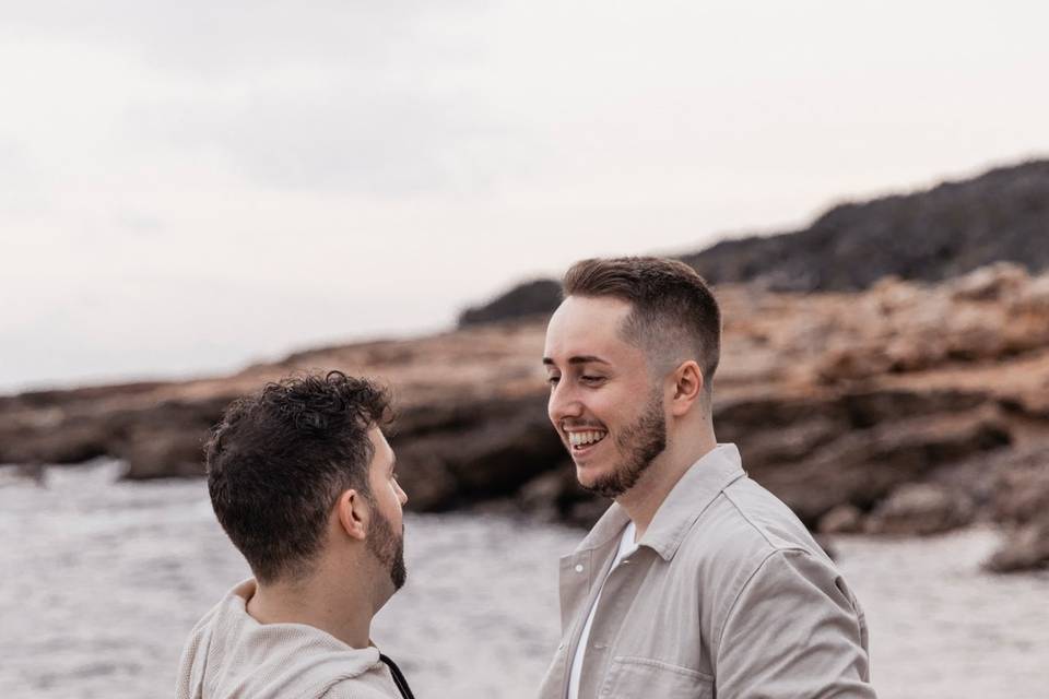 Preboda en la playa