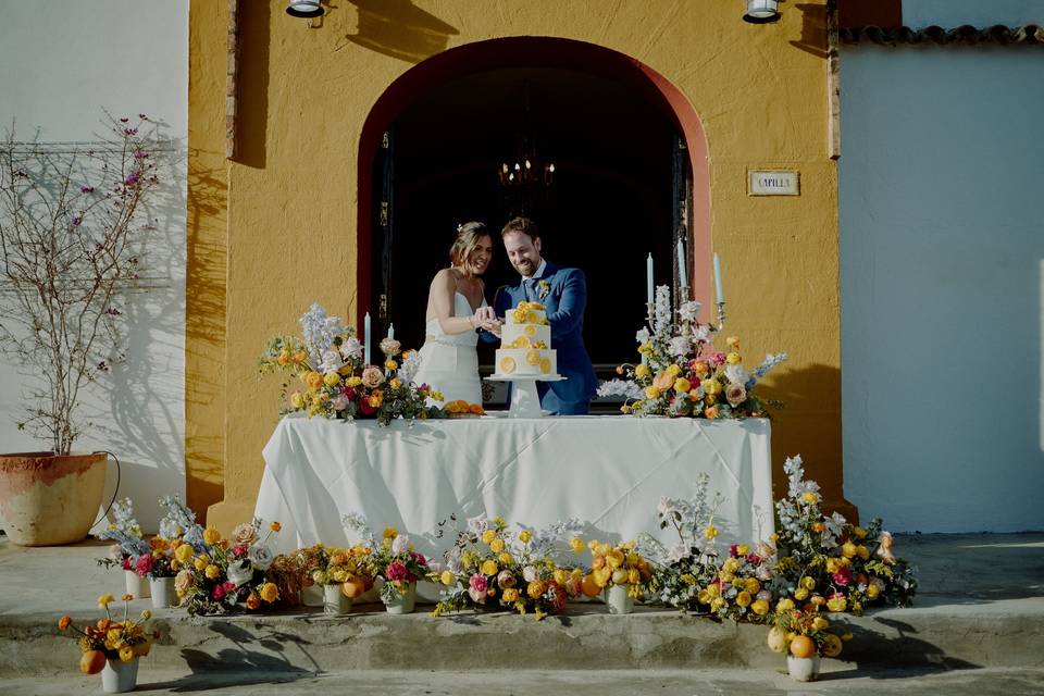 Decoración de la boda de E+A