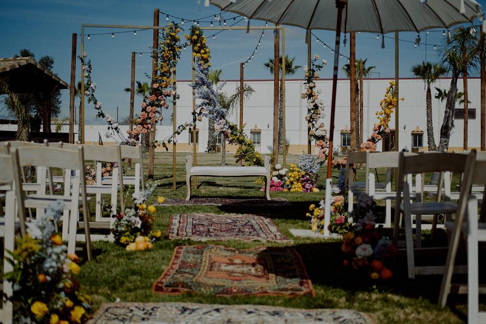 Altar de la boda de E+A