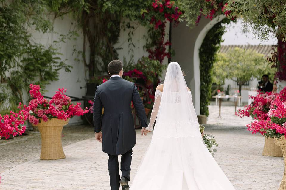 Entrada a la hacienda