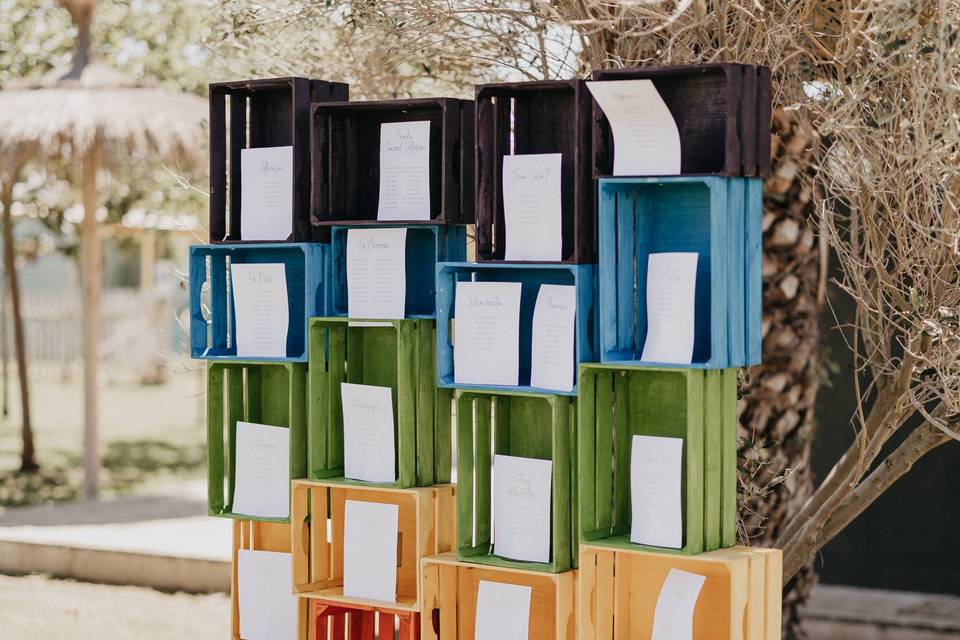 Seating plan arcoiris