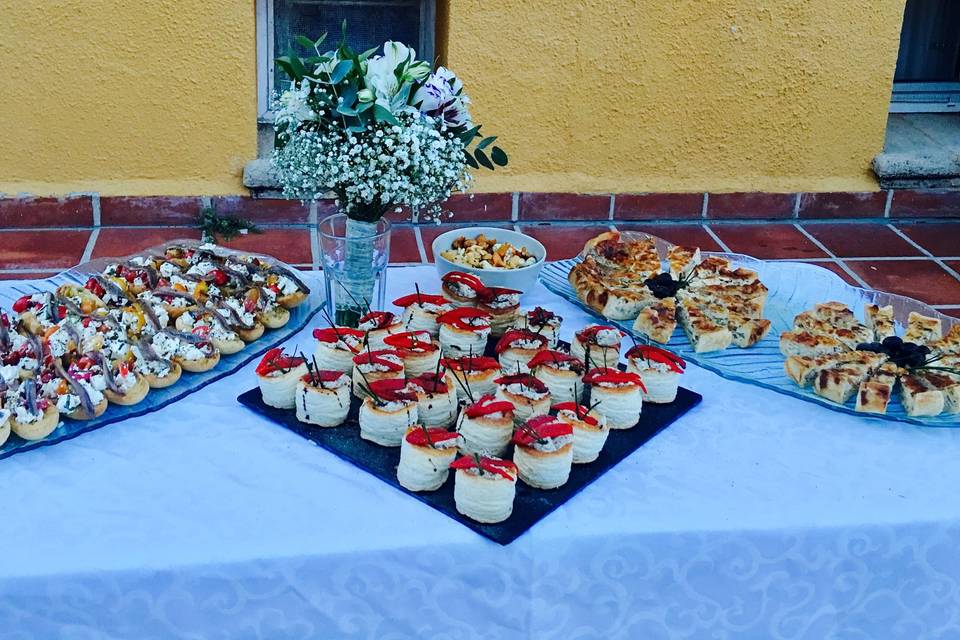 Boda familiar/Buffet entrantes