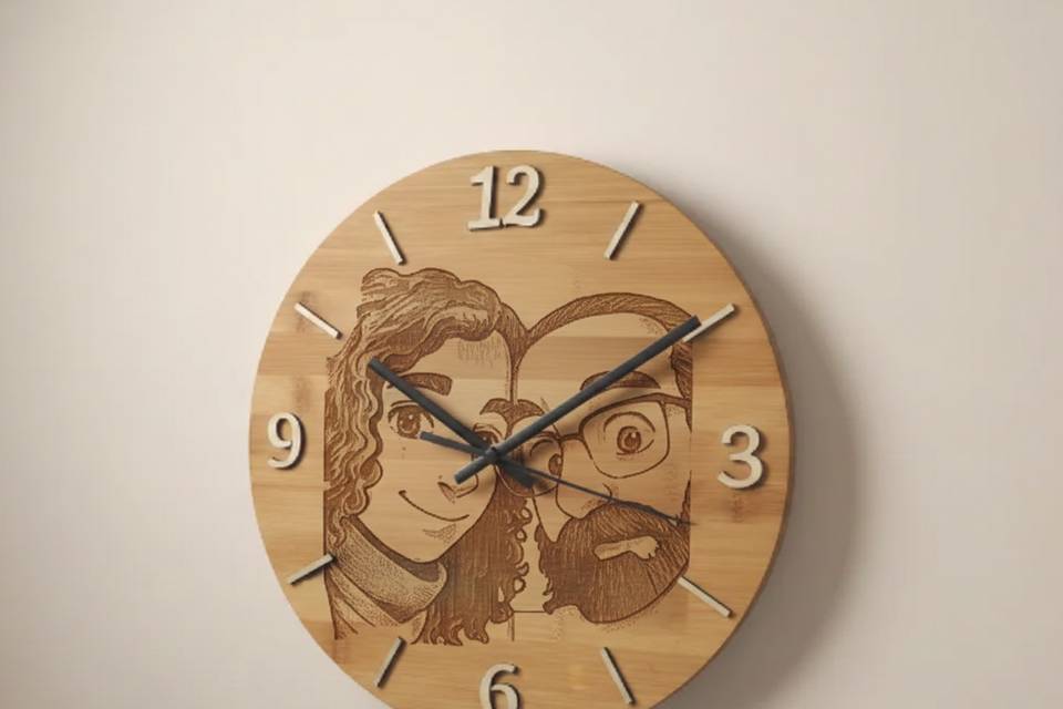 Reloj redondo personalizado