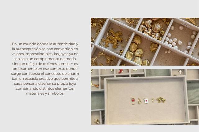 Nuestro puesto de charm bar