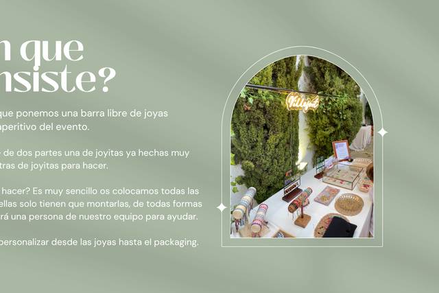 Nuestro jewelry corner
