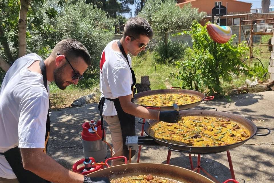 Showcooking de paella