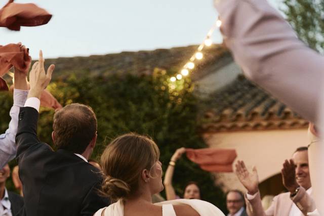 En la boda de C & S